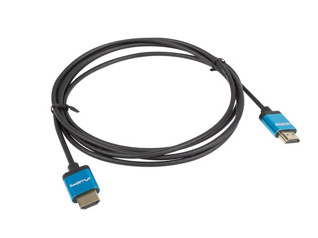Lanberg HDMI M/M V2.0 4K cable 0.5m, slim, black