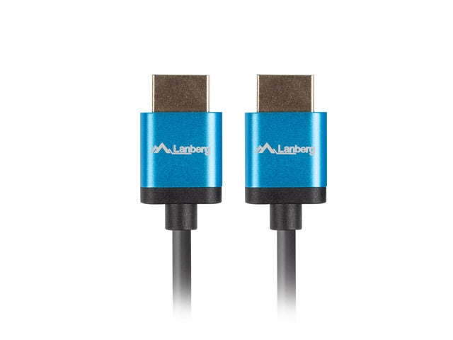 Lanberg HDMI M/M V2.0 4K cable 1m, slim, black