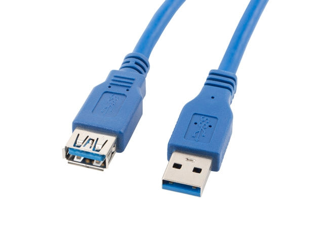 Lanberg extension cable USB 3.0 AM-AF, 1.8m, blue
