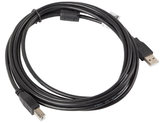 Lanberg USB-A (M) -> USB-B (M) 2.0 cable 3m, black ferrite