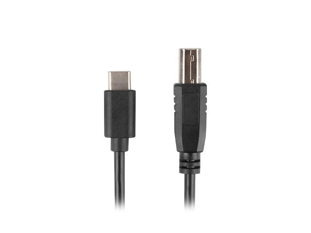 Lanberg USB-C (M) -> USB-B (M) 2.0 ferrite cable 3m, black