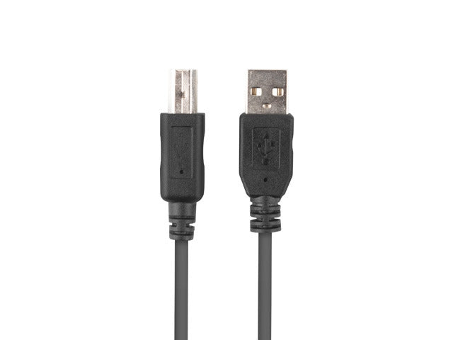 Lanberg Cable USB-A(M)->USB-B(M) 2.0 Ferrite 1M Box Black