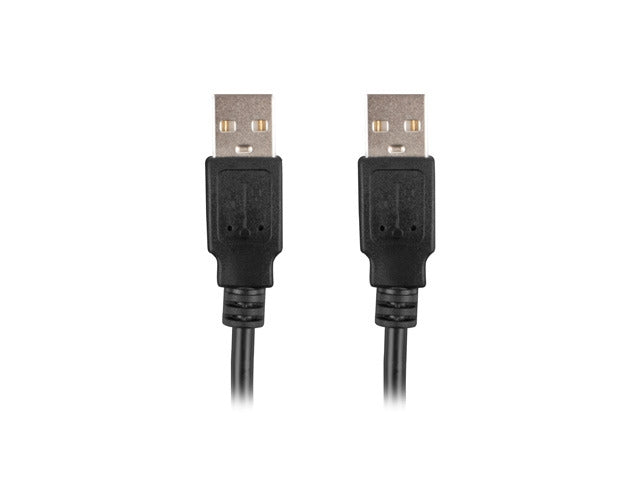 Lanberg USB-A M/M 2.0 cable 1.8m black