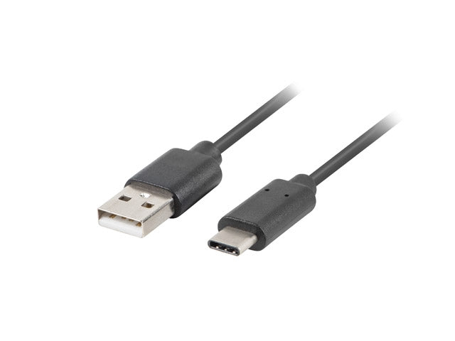Lanberg USB-C(M) ->  USB-A (M) 2.0 cable 1m, black QC 3.0