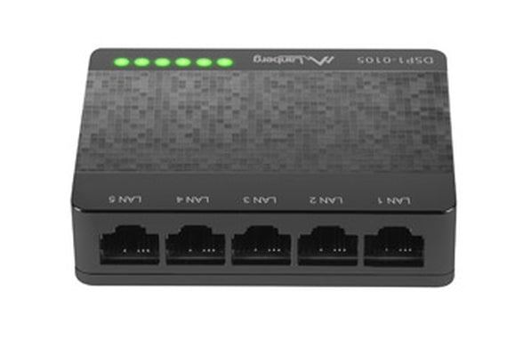 Lanberg switch DSP1-0105 5-port, 100MB/s