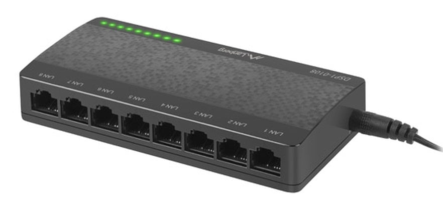 Lanberg switch DSP1-0108 8-port, 100MB/s
