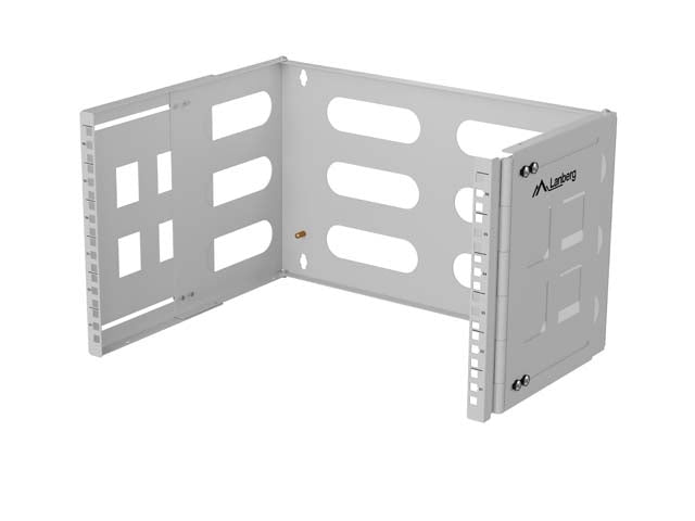 Lanberg Folding Bracket, wall-mount 19" 6U 497x400/240, Grey