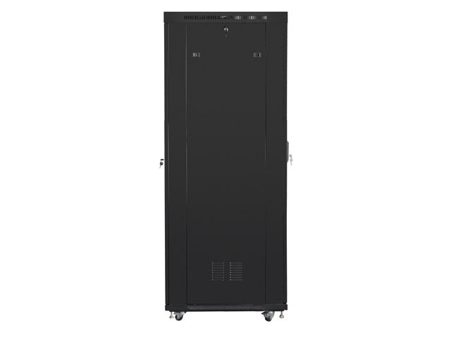 Lanberg rack cabinet 19" free-standing 42U/600x1000 (flat pack) with mesh door lcd black v2