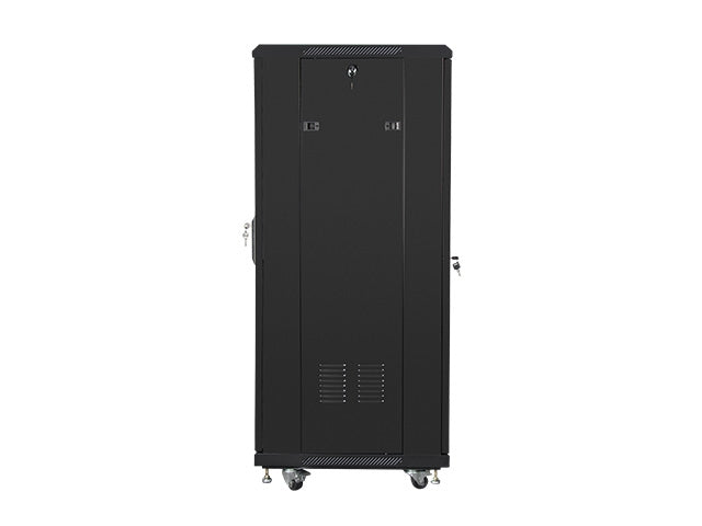Lanberg rack cabinet 19" free-standing 27U / 600x600 self-assembly flat pack, black