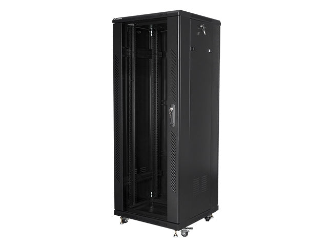 Lanberg rack cabinet 19" free-standing 32U / 600x600 self-assembly flat pack, black
