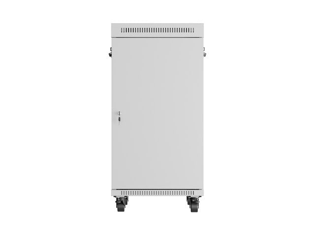 Lanberg rack cabinet 19" free-standing 22U/600x800 (flat pack) with glass door lcd grey v2