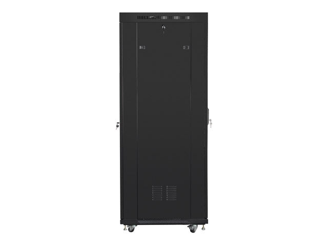 Lanberg rack cabinet 19" free-standing 37U/600x800 (flat pack) with glass door lcd black v2