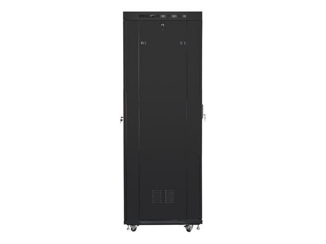 Lanberg rack cabinet 19" free-standing 42U/600x800 (flat pack) with glass door lcd black v2
