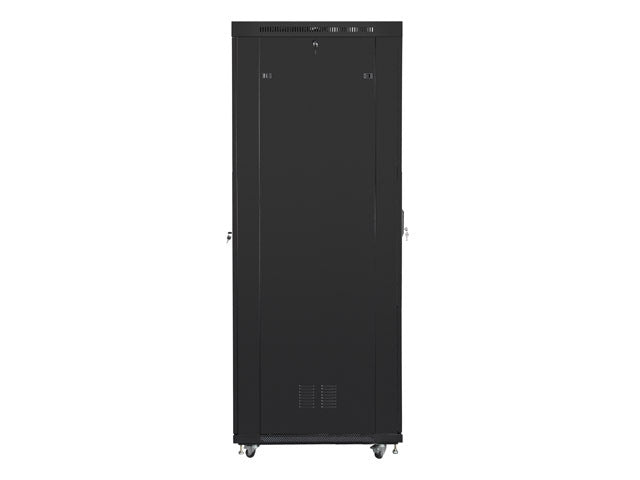 Lanberg rack cabinet 19" free-standing 47U/800x1000 (flat pack) with glass door lcd black v2