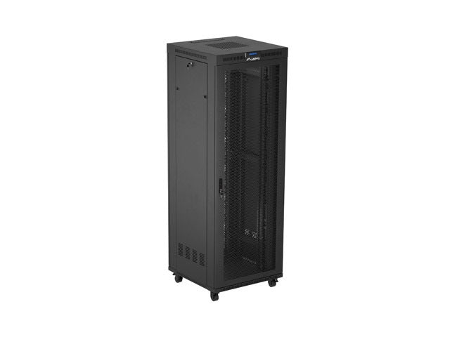 Lanberg rack cabinet 19" free-standing 47U/800X800 (FLAT PACK) with mesh door LCD black