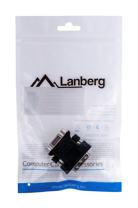 Lanberg adapter DVI-I (m) (24+5) dual link -> VGA (15f)