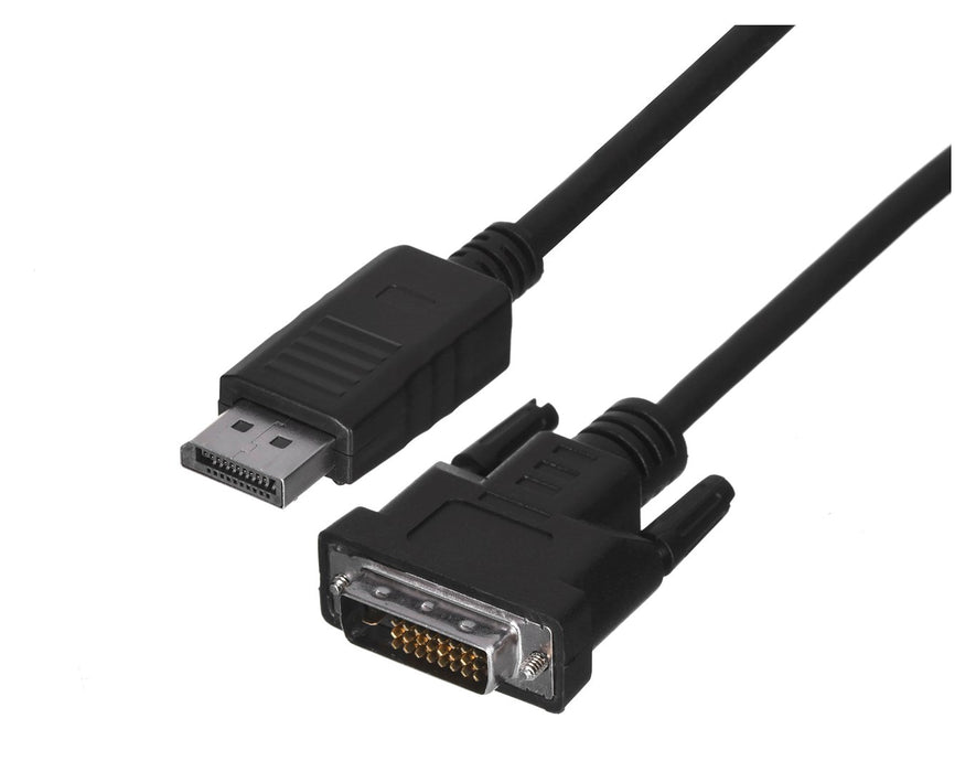Lanberg display port (M) V1.2 -> DVI-D (M) (24+1) cable 1m, dual link, black