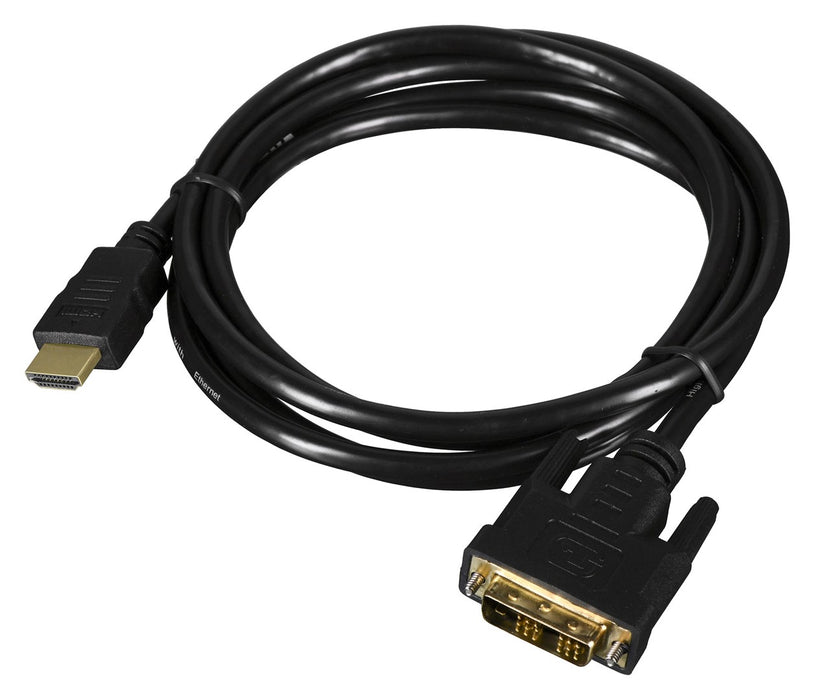 Lanberg HDMI (M) -> DVI-D(M)(18+1) cable 1.8m, single link with gold-plated connectors, black