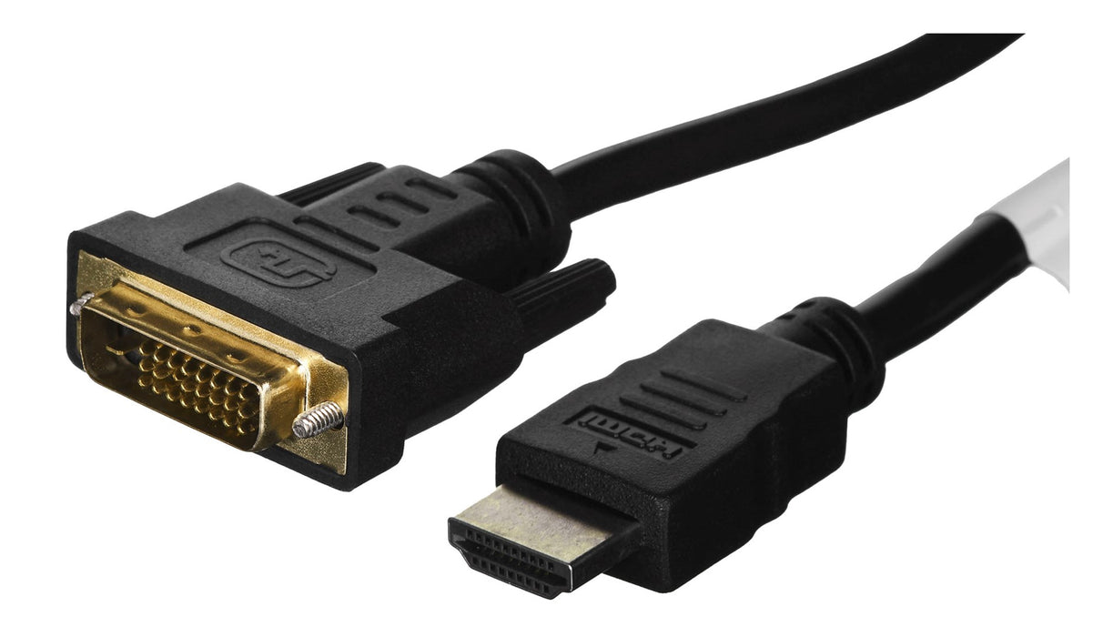 Lanberg HDMI (M) -> DVI-D (M) (24+1) cable 1.8m, dual link, with gold-plated 4K connectors, black