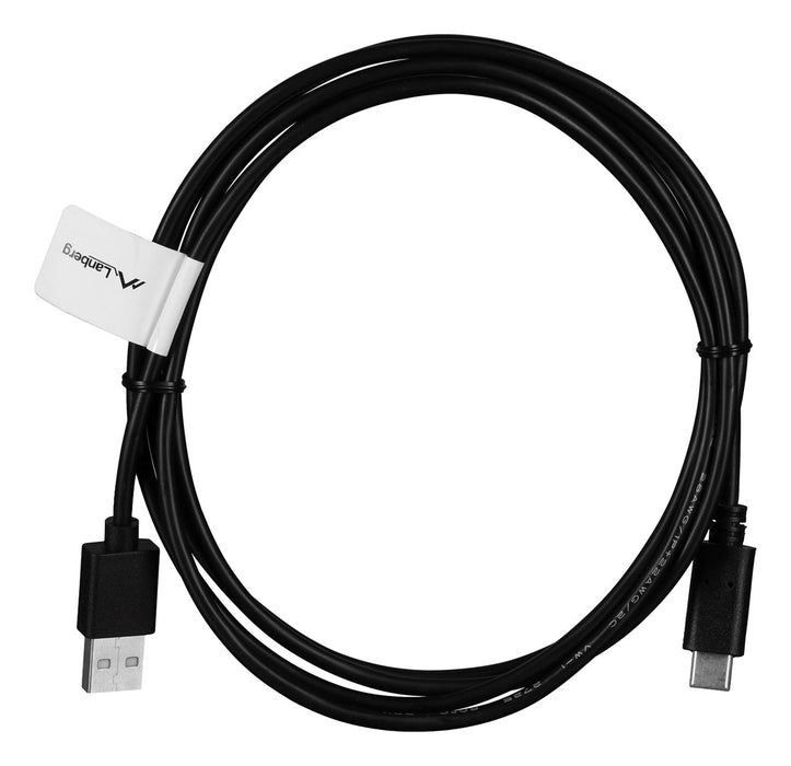 Lanberg USB-C(M) ->  USB-A (M) 2.0 cable 1.8m, black QC 3.0