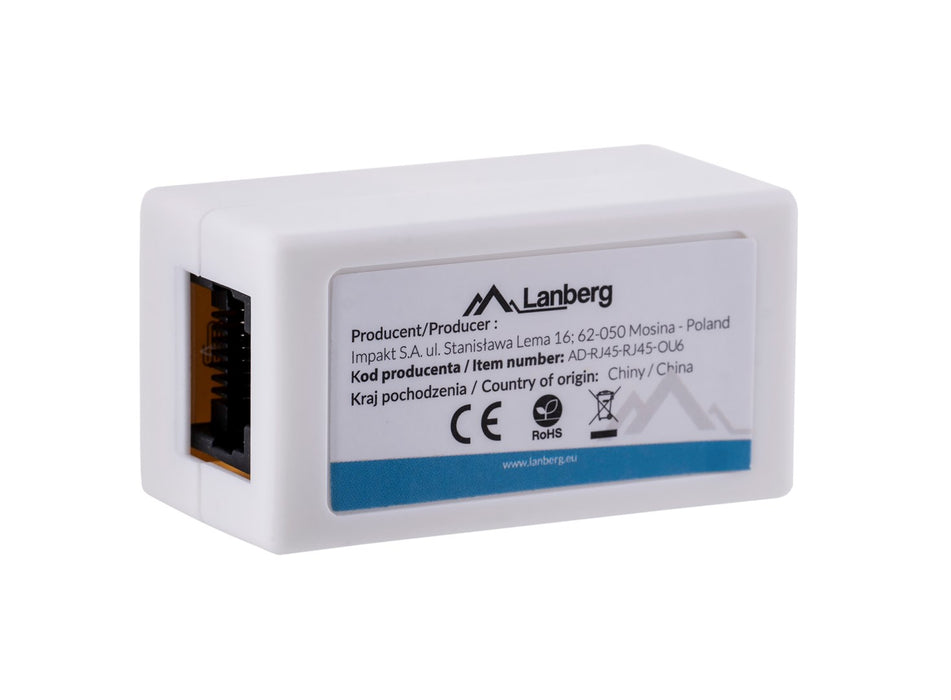 Lanberg RJ-45 inline coupler CAT.6