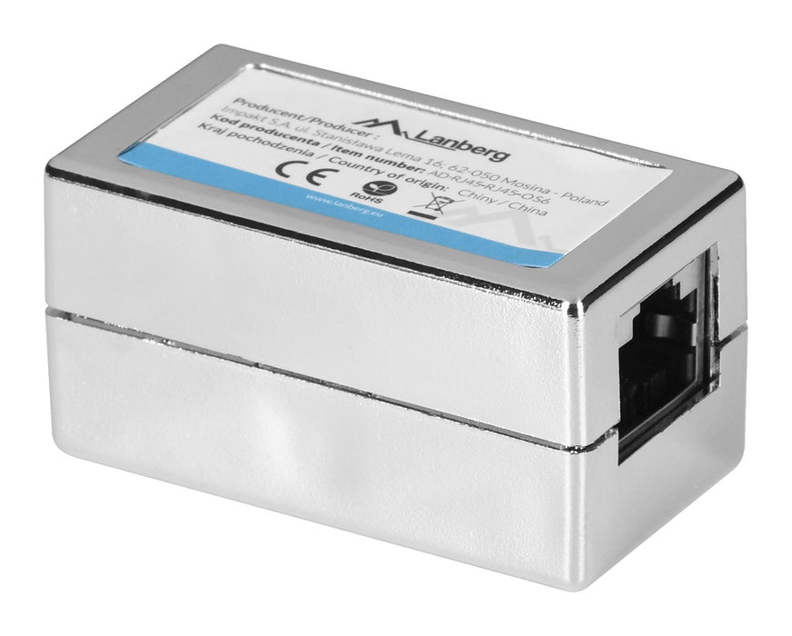 Lanberg RJ-45 inline coupler CAT.6 shielded