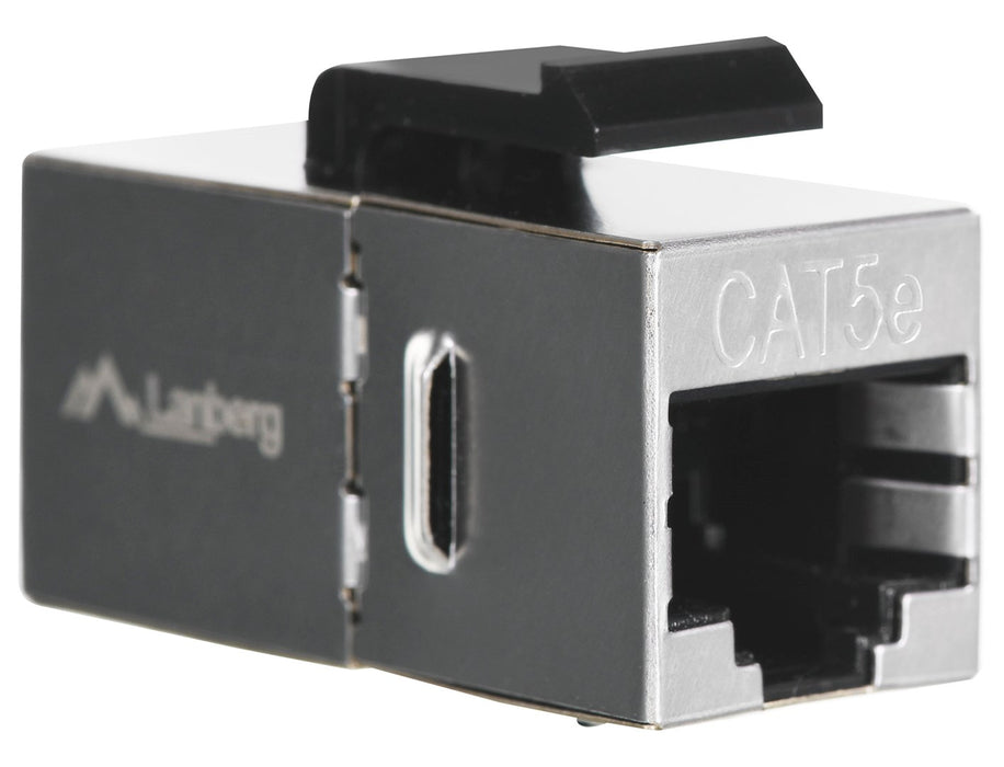 Lanberg feed-trru keystone connector RJ45->RJ45 FTP CAT.5e