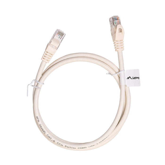 Lanberg patch cord CAT.6 1m, white