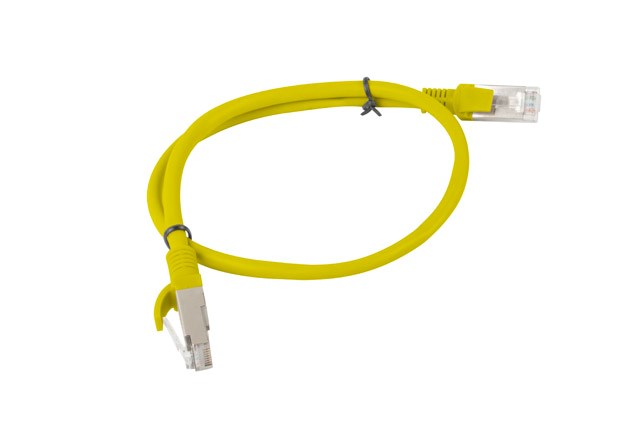 Lanberg PCU5-20CC-0025-Y networking cable Yellow 0.25 m Cat5e U/UTP (UTP)