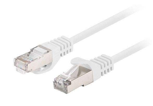 PATCHCORD KAT.5E UTP 3M BIAŁY FLUKE PASSED LANBERG 10-PACK