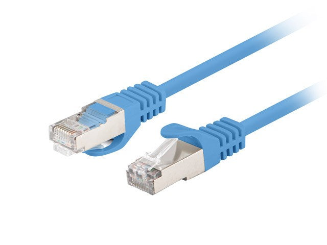 Lanberg PCU6-10CC-0200-B networking cable 2 m Cat5e U/UTP (UTP) Blue 10-PACK