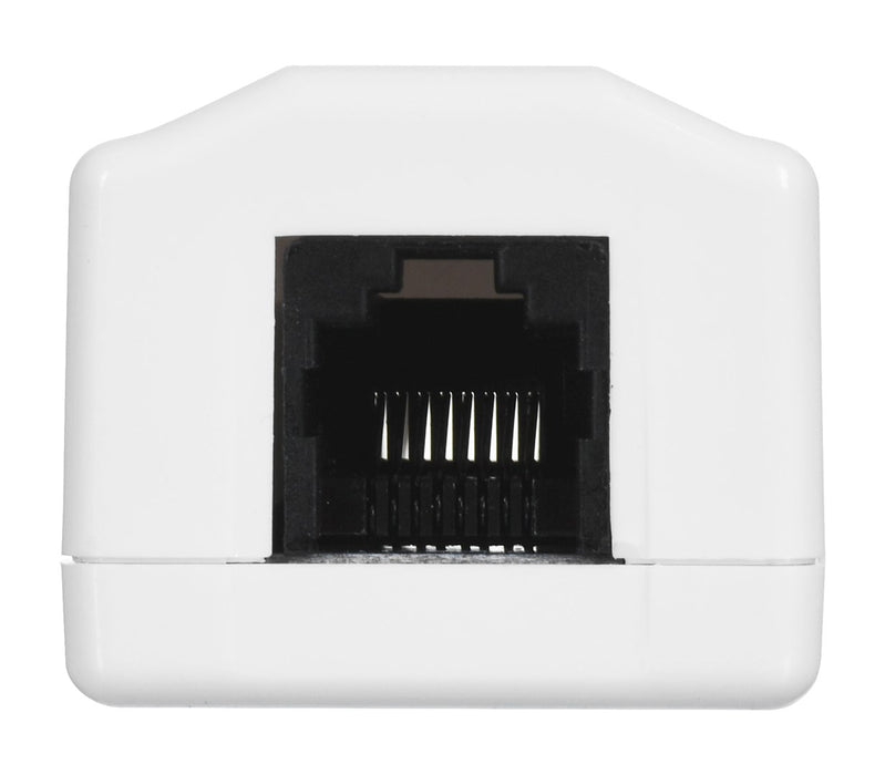 Lanberg surface-mount box CAT.6 UTP UNshielded 1X RJ45, white