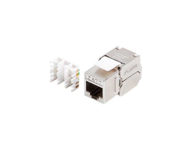 Lanberg keystone module toolless rj45 CAT.7 ftp 180°