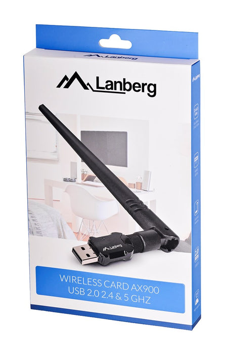 Lanberg NC-0900-WIE network card WLAN 600 Mbit/s