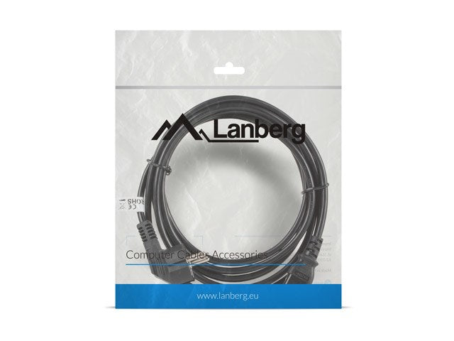 Lanberg CEE 7/7 -> IEC 320 C13 power cord 5m VDE, black