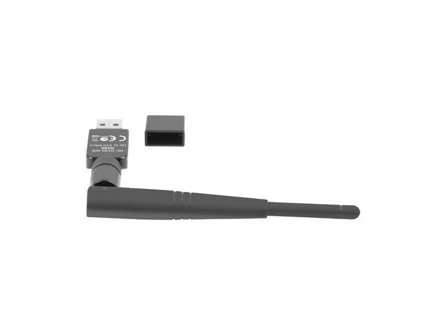 Lanberg USB adapter wireless network card nc-0150-we n150 1x external antenna