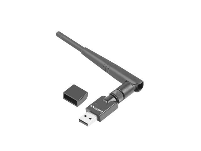 Lanberg USB adapter wireless network card nc-0150-we n150 1x external antenna