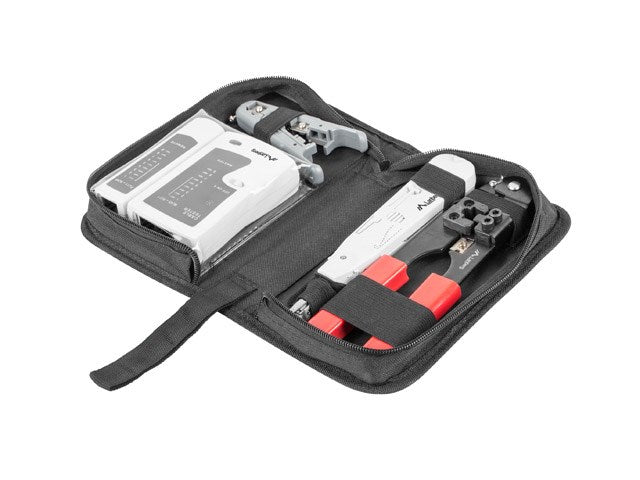 Lanberg network tool case w. network tools and tester