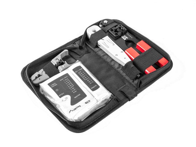 Lanberg network tool case w. network tools and tester