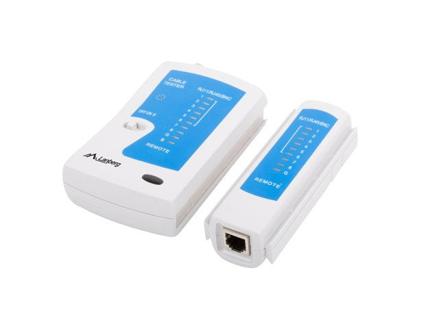 Lanberg cable tester for RJ-45, RJ-12, RJ-11, coaxial