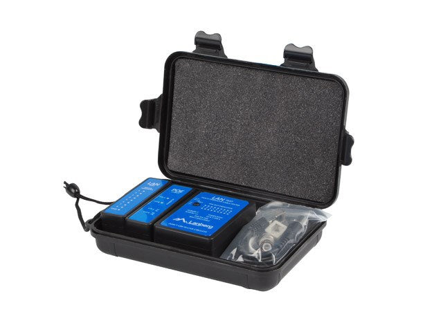 Lanberg NT-0404 network cable tester PoE tester Black, Blue
