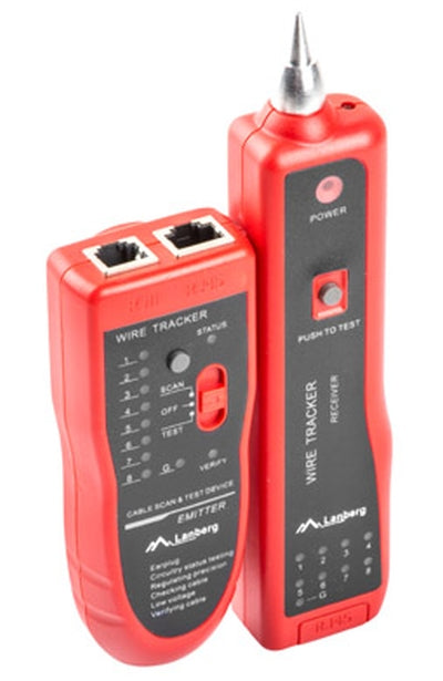 Lanberg multifunctional wire pair tracer RJ-45, RJ-12, RJ-11, coaxial