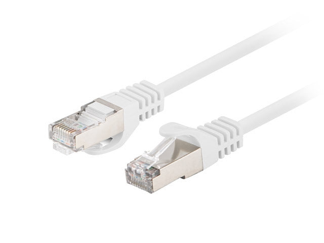 Lanberg patch cord CAT.6 FTP 1.5m fluke passed (10-pack), white