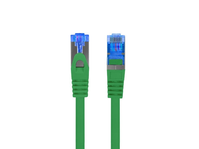 Lanberg patch cord CAT.6A FTP LSZH CCA 0.5m Fluke Passed, green
