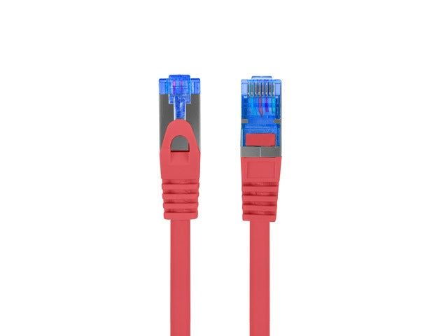 Lanberg patch cord CAT.6A FTP LSZH CCA 1m Fluke Passed, red