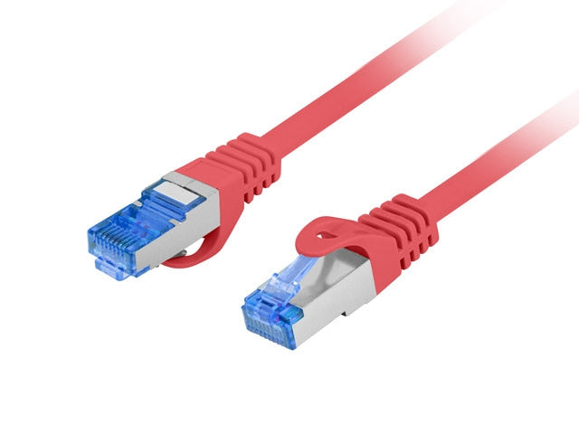 Lanberg patch cord CAT.6A FTP LSZH CCA 2m Fluke Passed, red