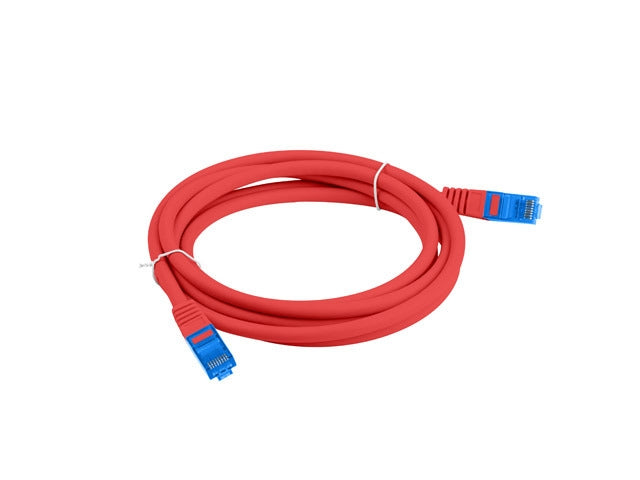 Lanberg patch cord CAT.6A FTP LSZH CCA 2m Fluke Passed, red