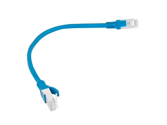 Lanberg patch cord CAT.5E 0.25m, blue