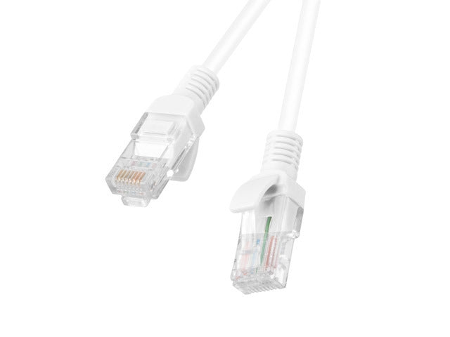 Lanberg patch cord CAT.5E 1m, white