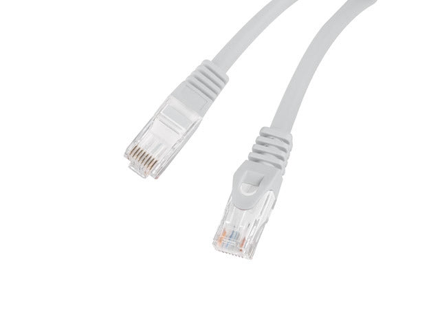 Lanberg patchcord CAT.6 UTP LSZH CCA 1m Fluke Passed, Grey